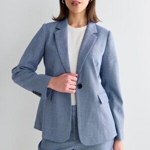 Banana Republic Suite Jacket, Light Blue, Size 4